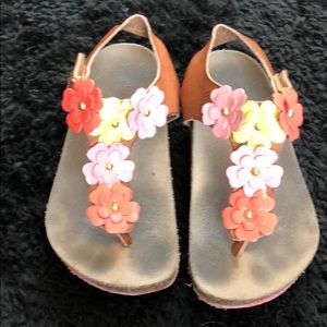 Girls flower sandals